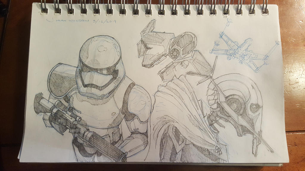 Star Wars sketches by Maximum993 on DeviantArt