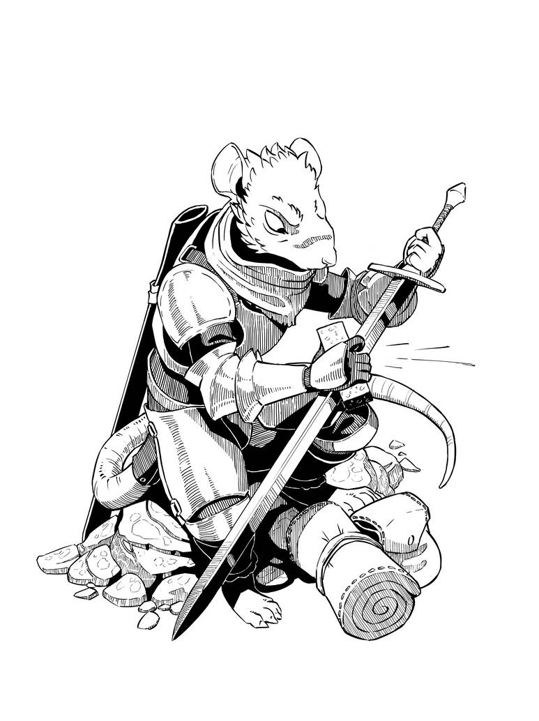 ratfolk warrior by Maximum993 on DeviantArt