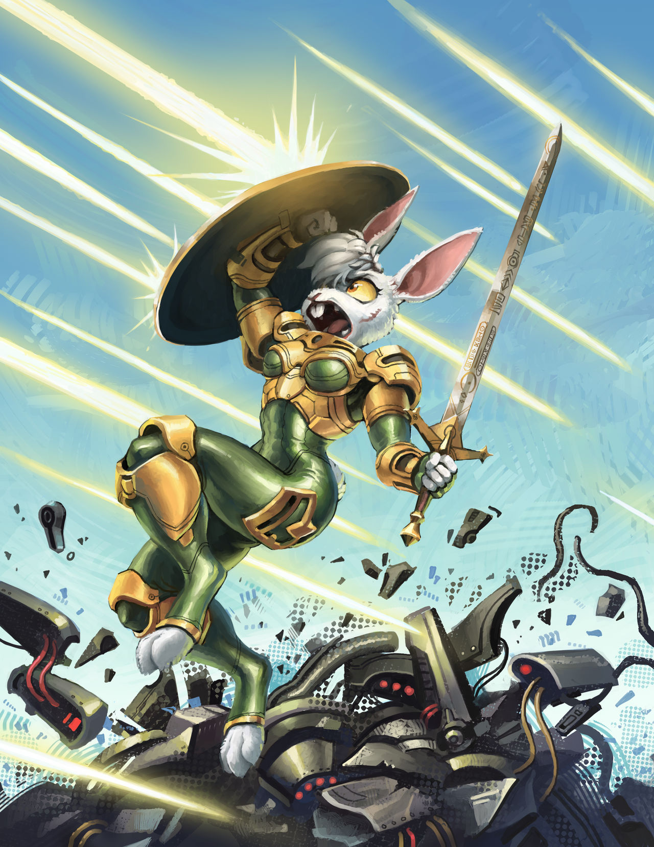 Warrior Rabbit by Maximum993 on DeviantArt