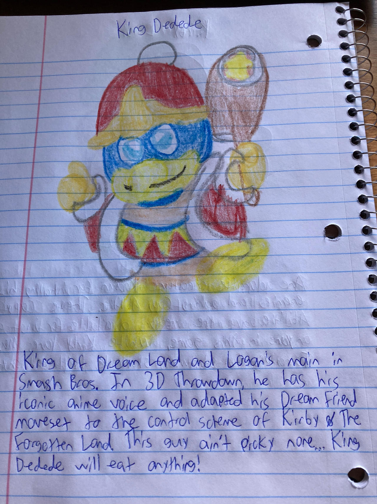 King Dedede (3D Throwdown) by LoganBapsOfficial on DeviantArt
