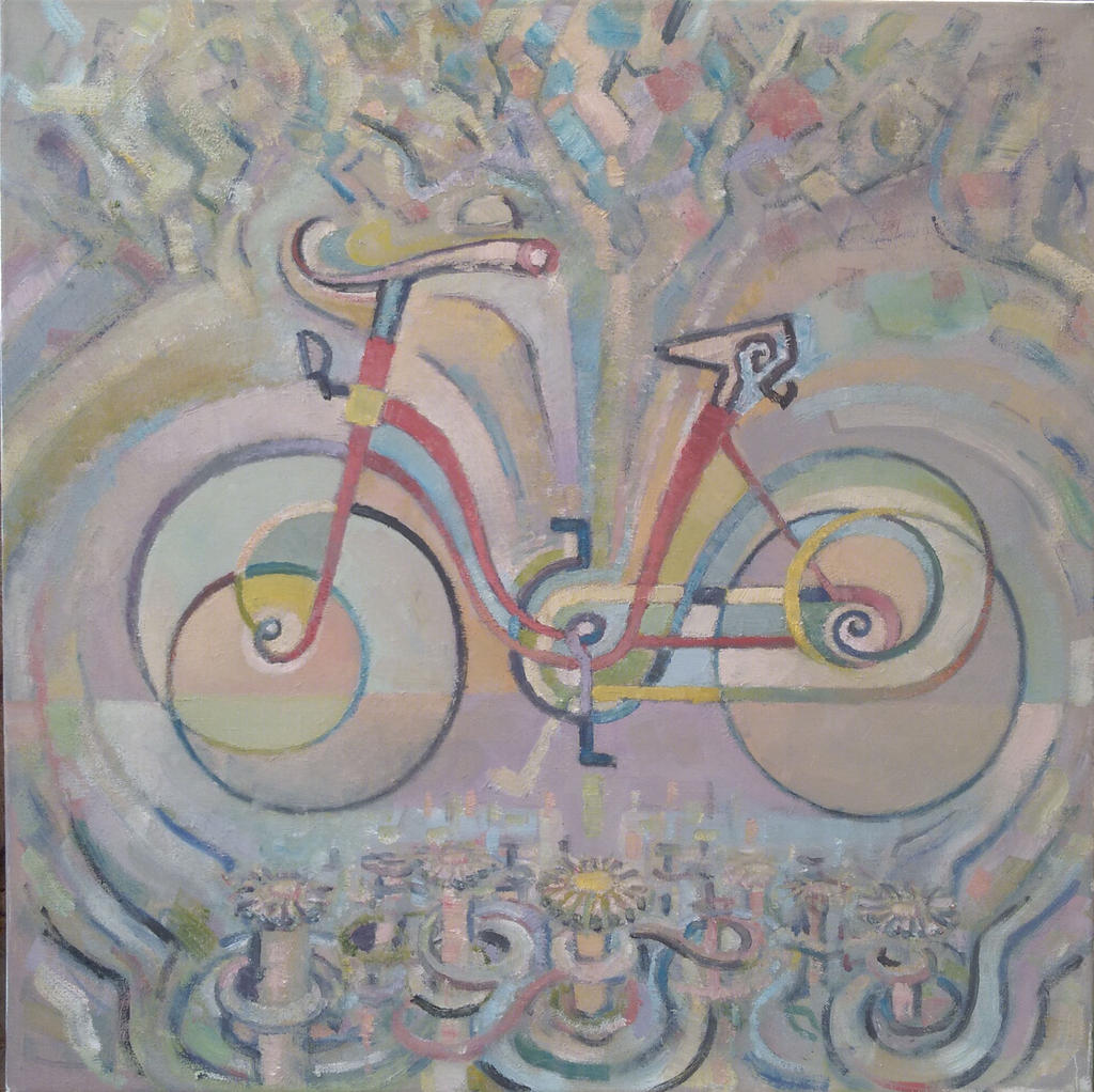 2nd version of Red Bike in Park