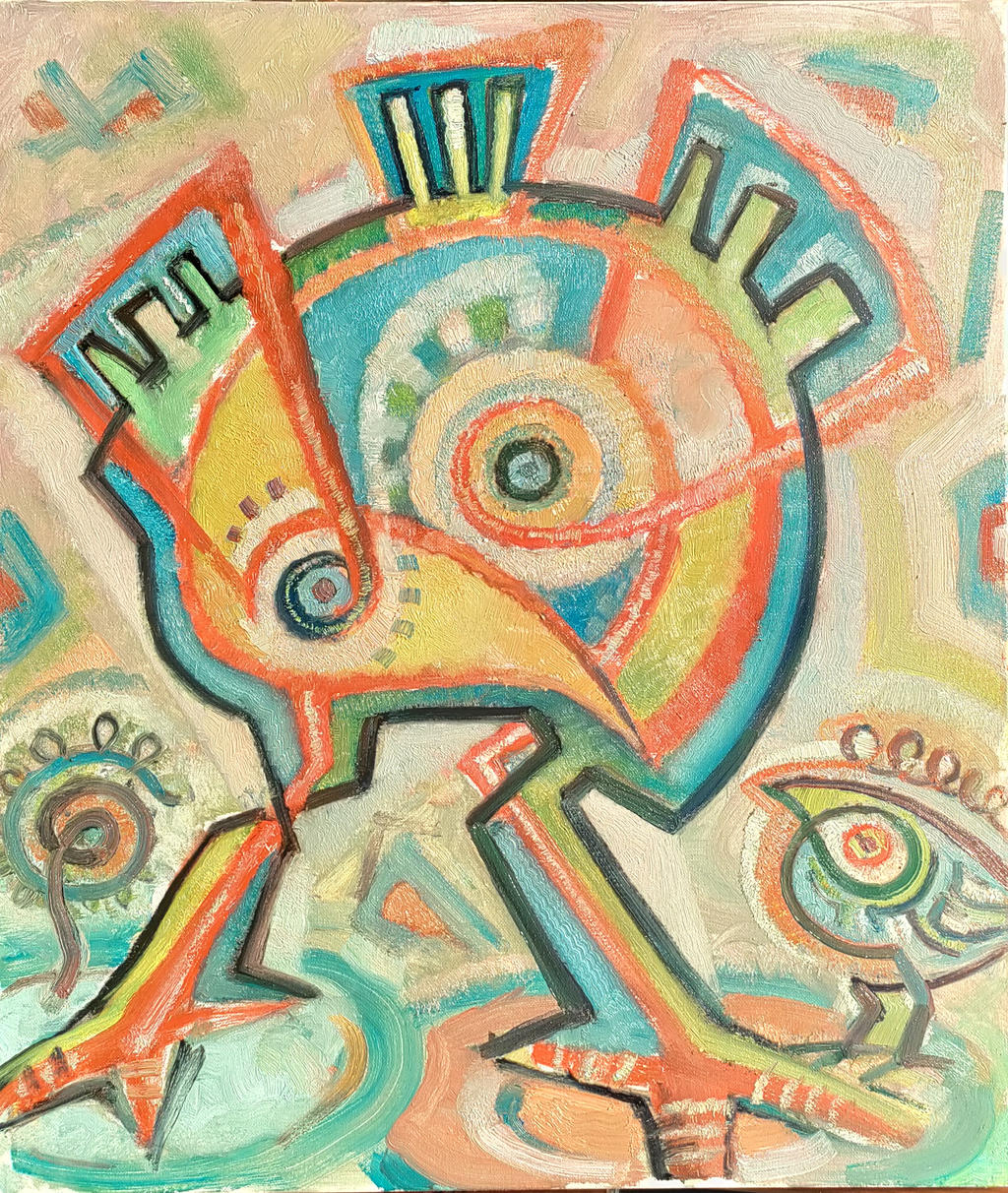 Why, 70x60cm, oil on canvas
