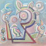 Wknd work # 29, 60x60cm, oil on canvas