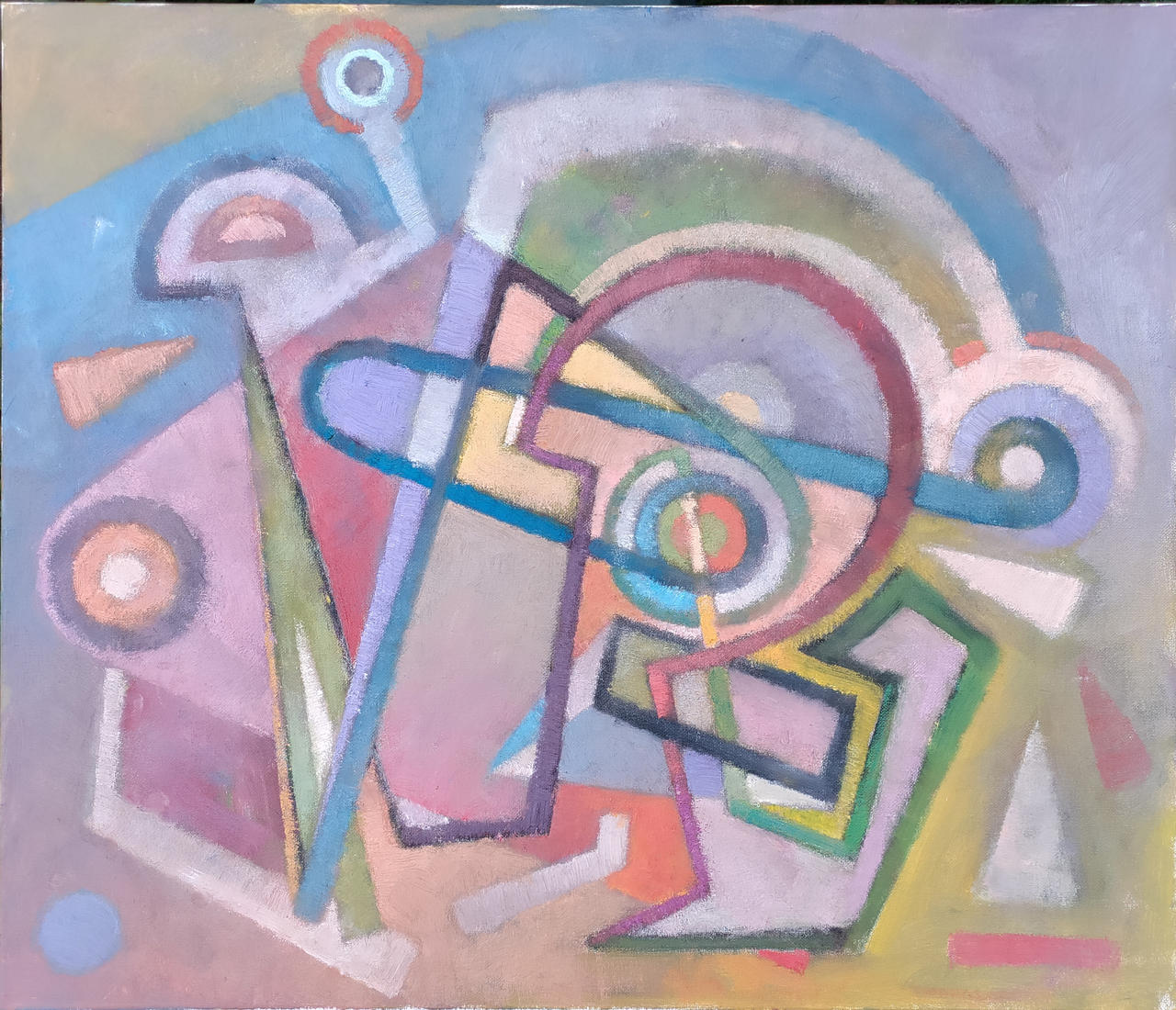 Can't find what I'm looking for, 70x60cm, oil