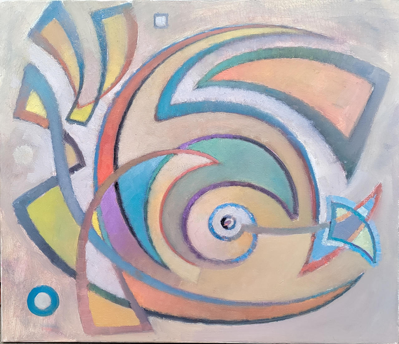 The Beautiful Hen, 70x60cm, oil on canvas
