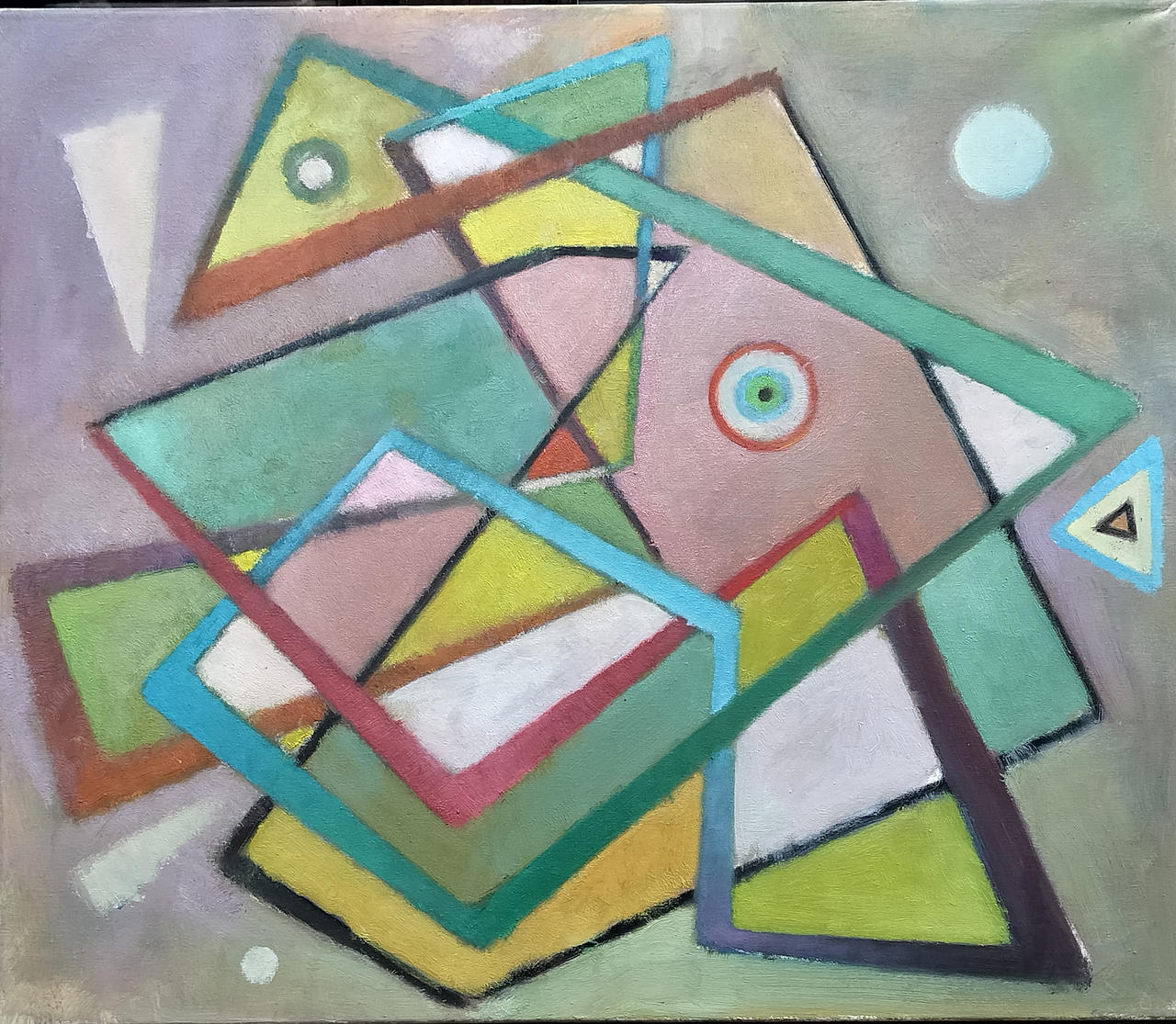 Forced smile,70x60cm, oil on canvas