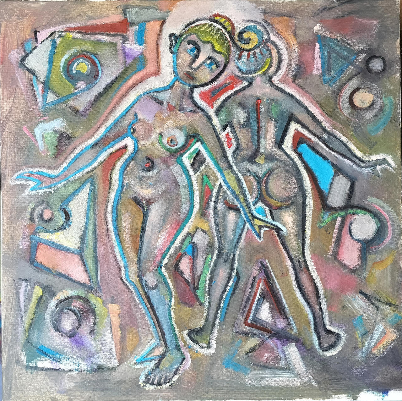 Kitsch, 60x60cm, oil on canvas