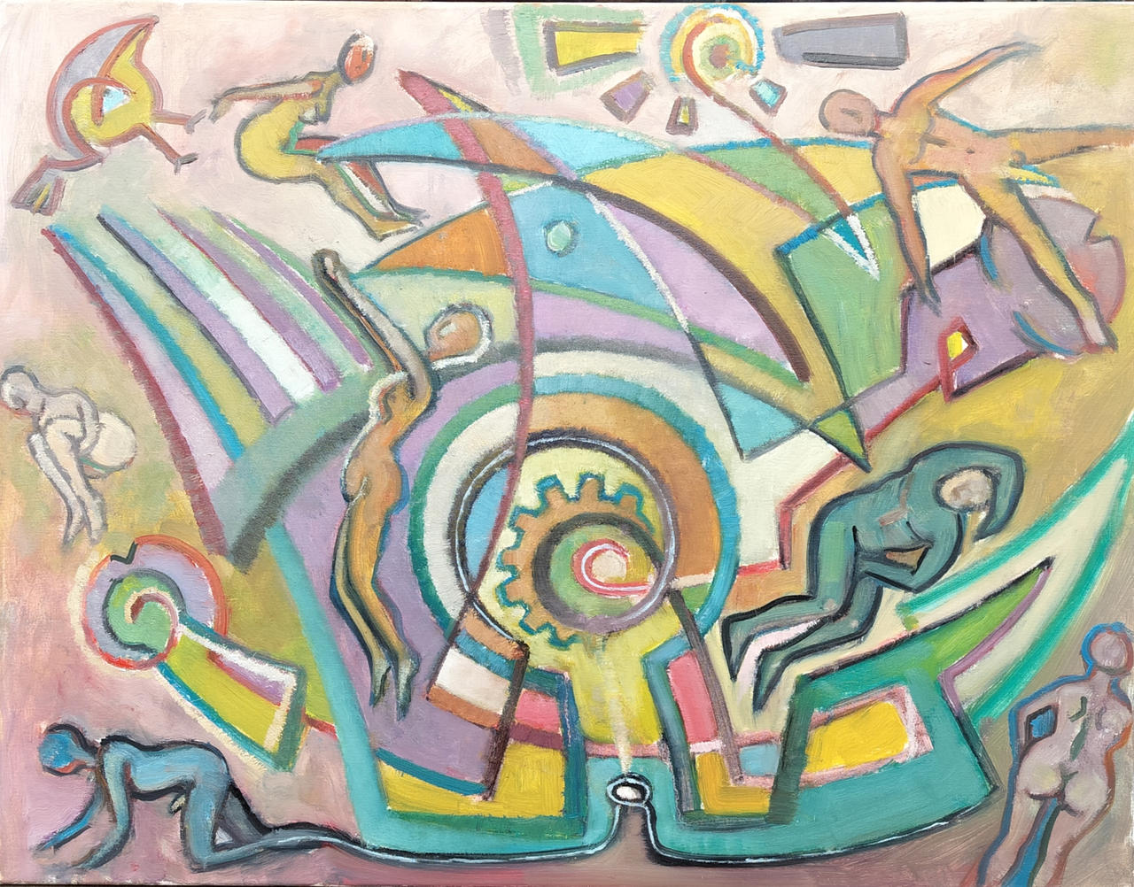 Version one, the liking, 90x70cm, oil