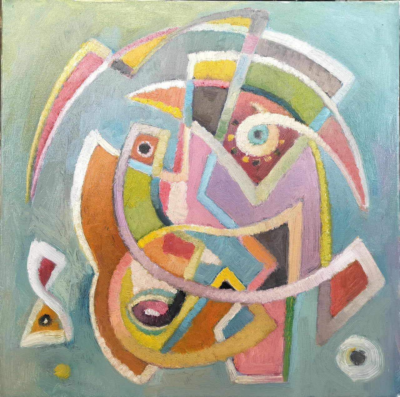 2024, 60x60cm, oil on canvas