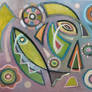 Quick thought, 80x60cm oil on canvas