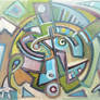 Doubt 70x60cm oil on canvas