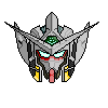 The head of Exia - Mobile Suit Gundam 00