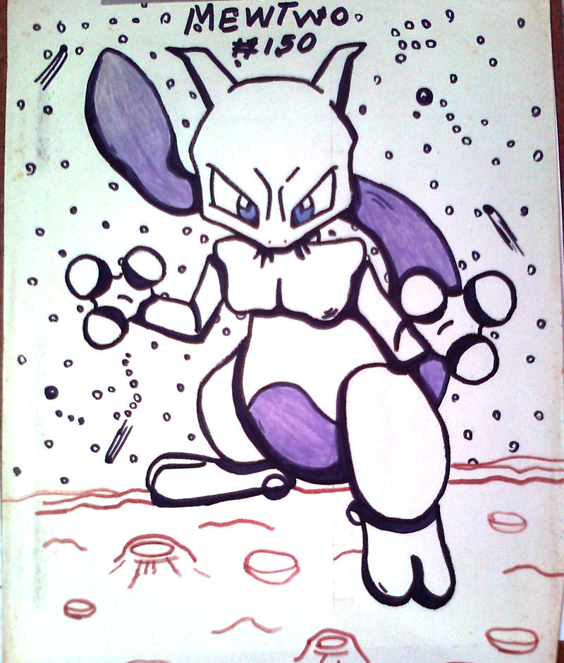 Mewtwo Lettering My First Mewtwo by XSol-StudiosX on DeviantArt