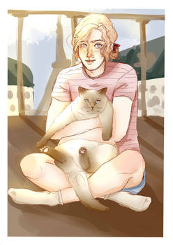 Enjolras and his cat