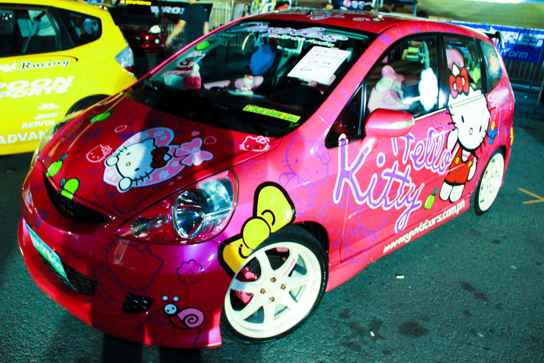 Pink Hello Kitty Car 3 by eklektik am on DeviantArt Pink Hello Kitty Car 3 by eklektik am on DeviantArt