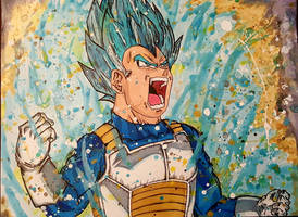 Vegeta Super Saiyan God Blue