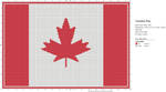 Canadian flag chart by IvySun