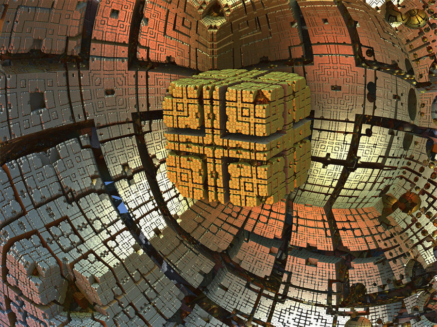 Floating Cube by caffe1neadd1ct on DeviantArt