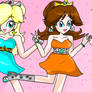 Daisy, Peach and Rosalina the Superstars