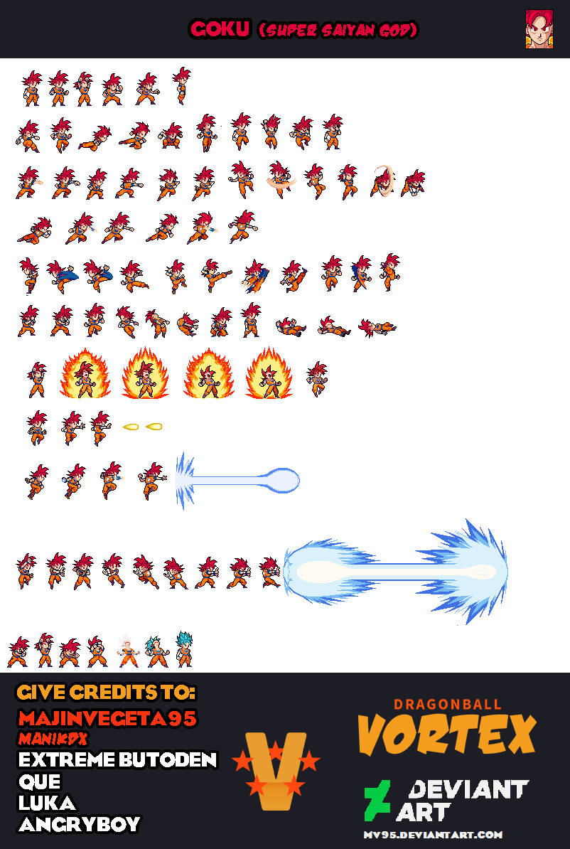 Goku SSjG by MV95 by MV95 on DeviantArt
