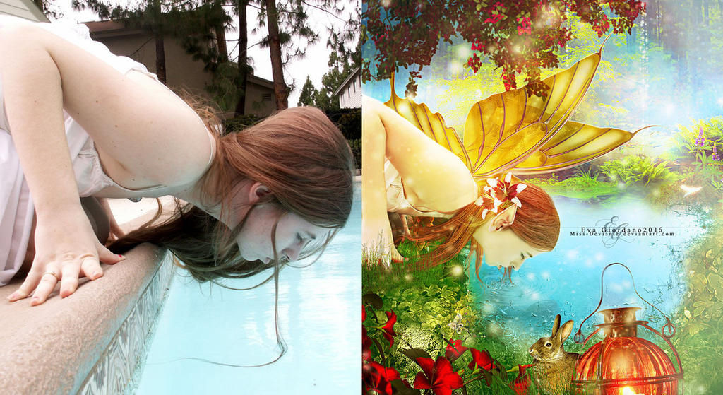 Before After Spring Fairy