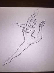 Ballerina rough sketch