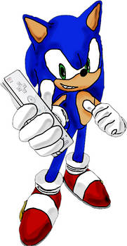 Sonic with a Wii-mote