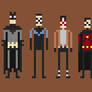 Pixel Bat Family