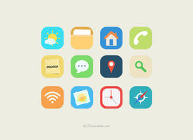 Download Free Vector Flat Icons (Freebie)