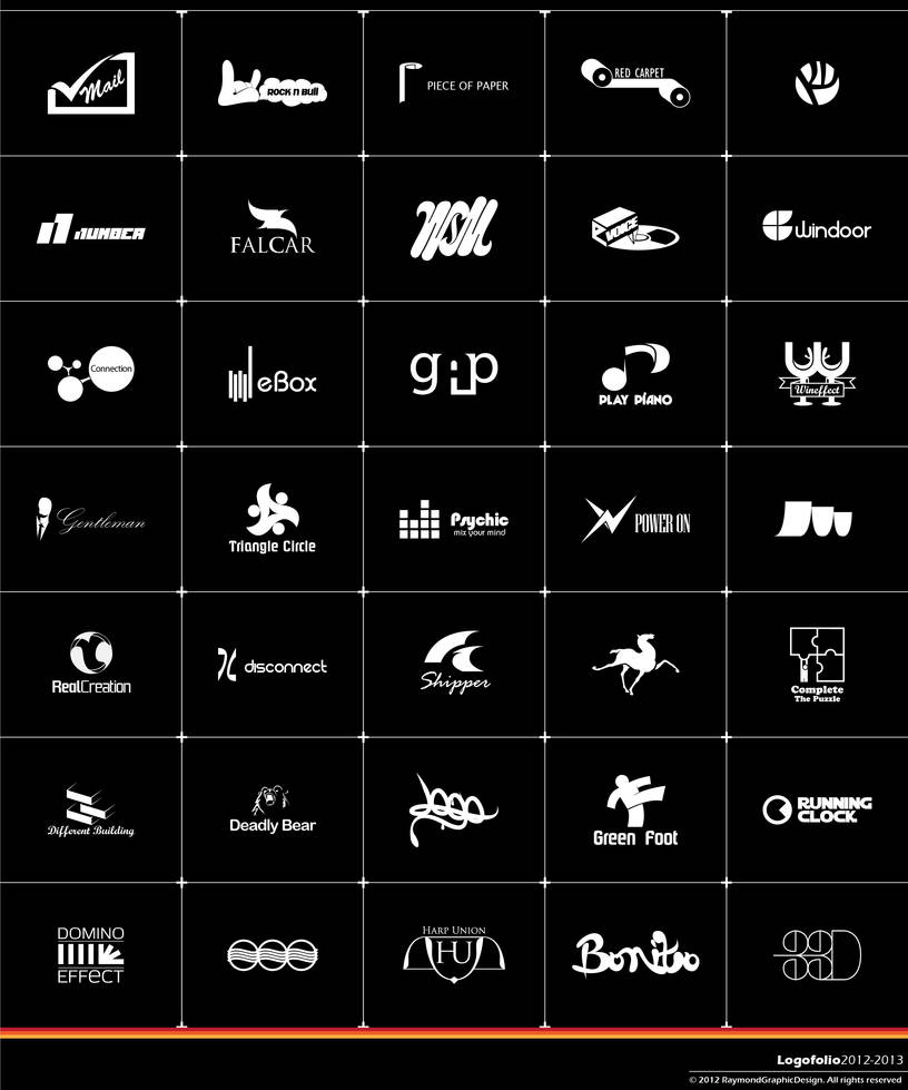 Logofolio 2012-2013 by RaymondGD