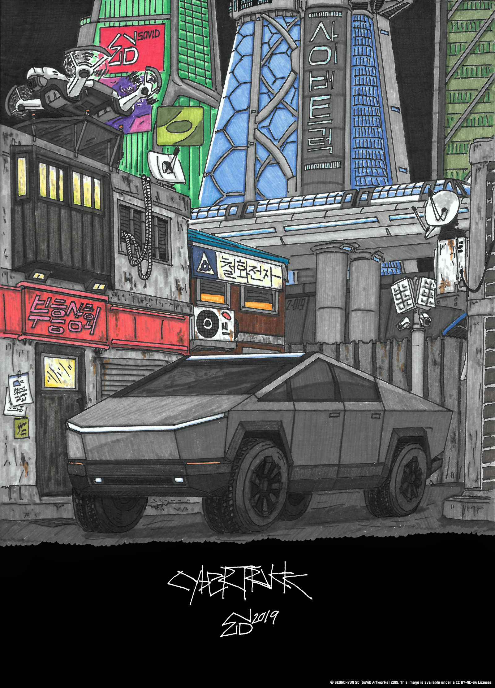 Tesla Cybertruck by SoViDArtworks on DeviantArt