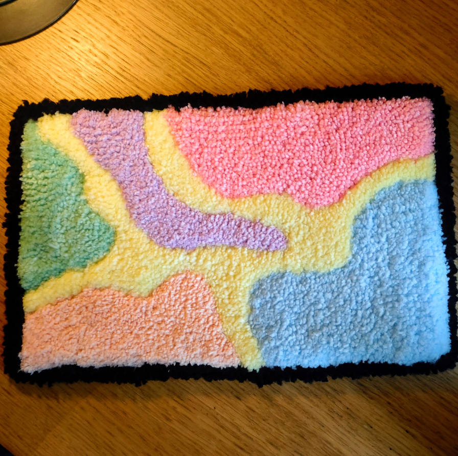 Pastel Desk Rug by FusbyCrafts on DeviantArt