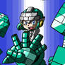 Mega Man 11 Brick Drop Mega Man