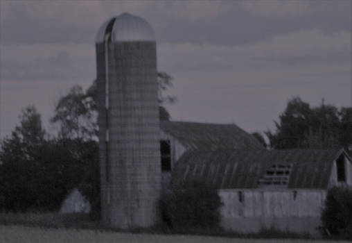 Farm in Black and white