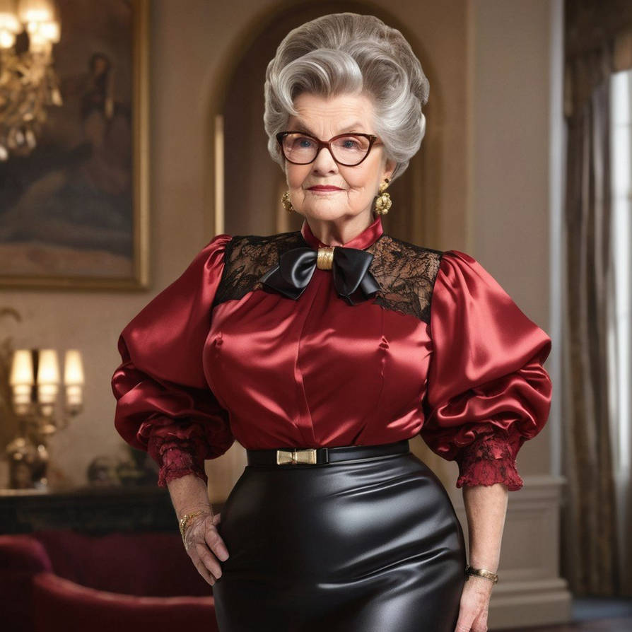Beautiful granny with voluminous brown bouffant be By Dimitr2 On DeviantArt beautiful-granny-with-voluminous-brown-bouffant-be-by-dimitr2-on-deviantart