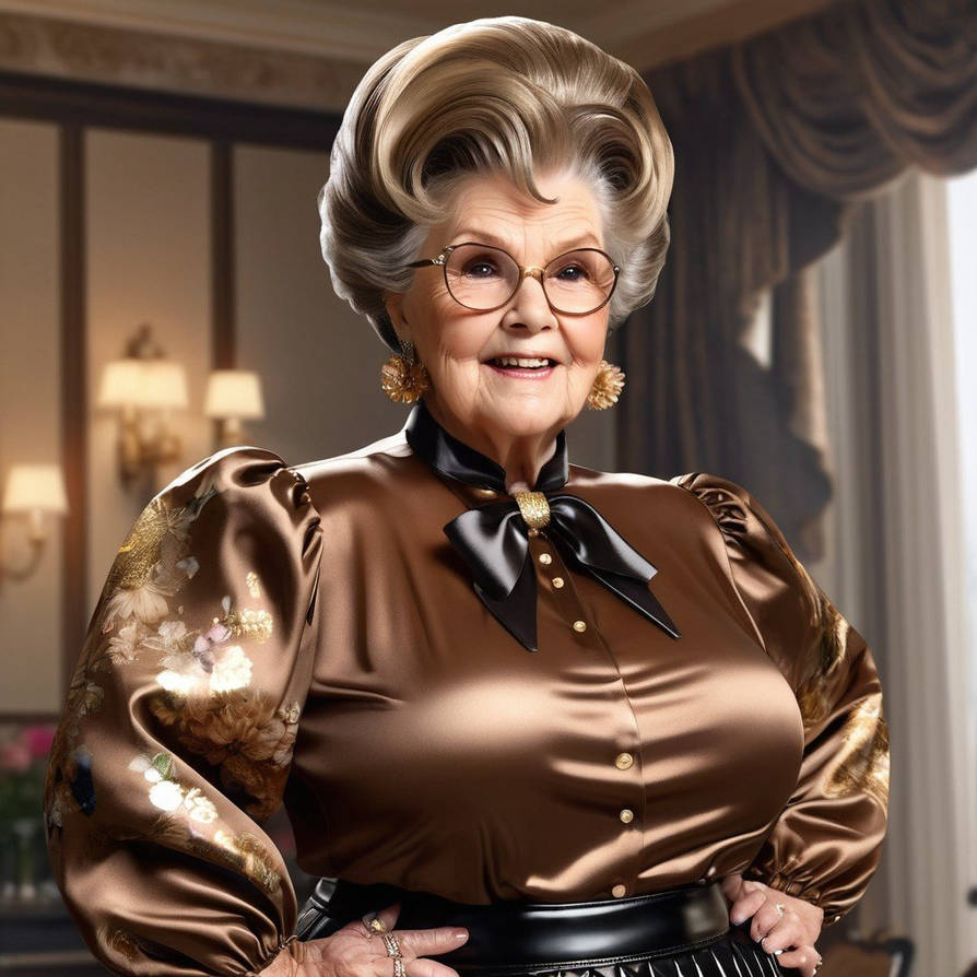 Beautiful granny with voluminous brown bouffant be By Dimitr2 On DeviantArt beautiful-granny-with-voluminous-brown-bouffant-be-by-dimitr2-on-deviantart