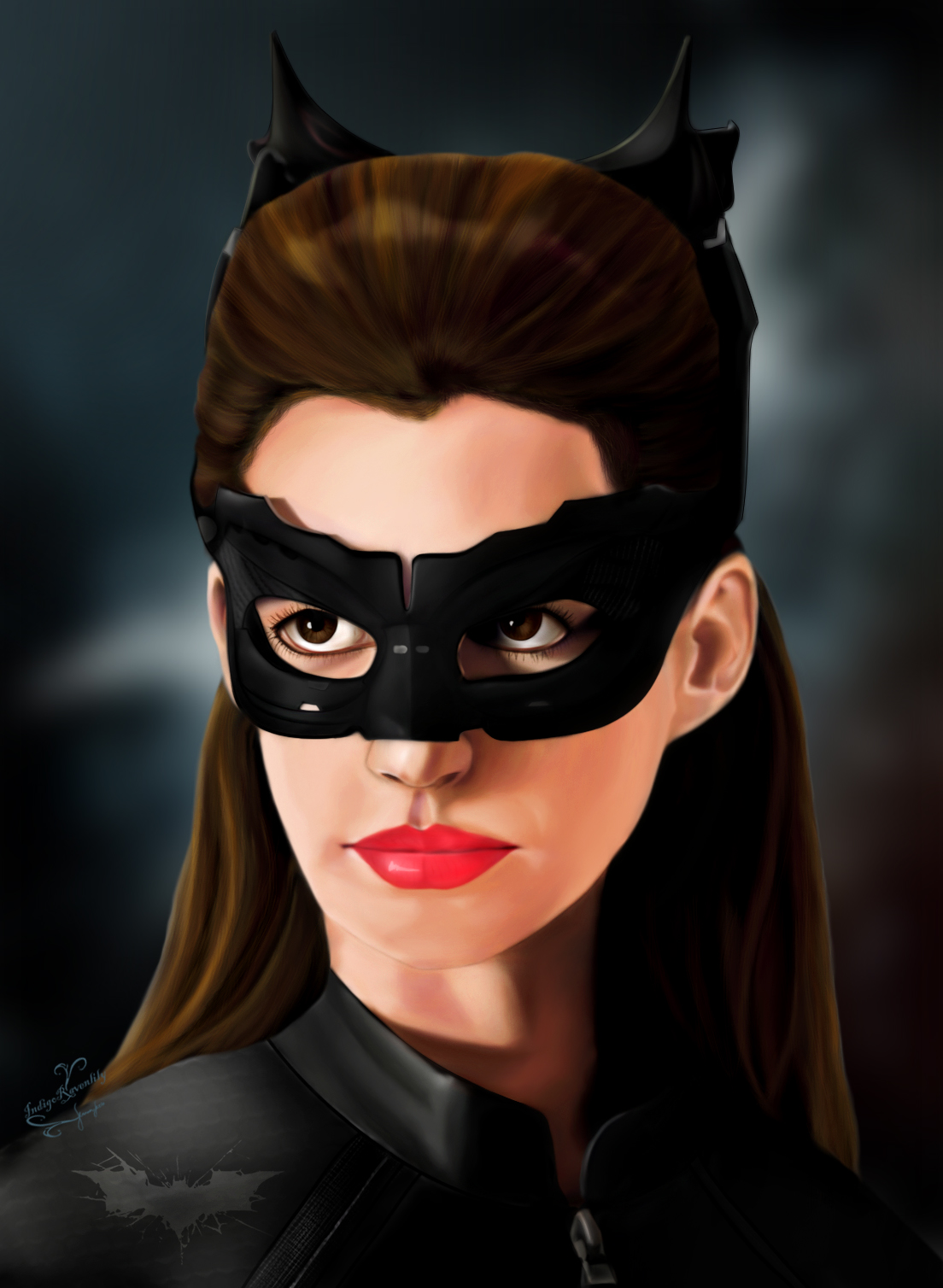 Anne Hathaway as Selina Kyle/Catwoman