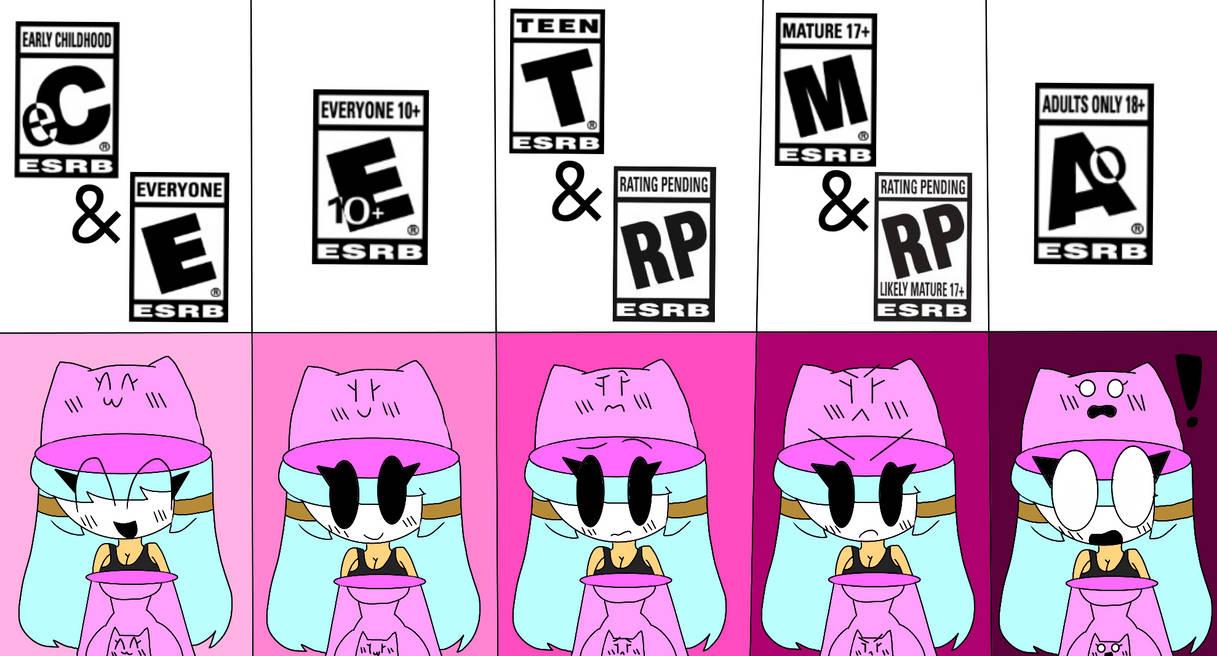 ESRB rating reactions by katiethecute on DeviantArt