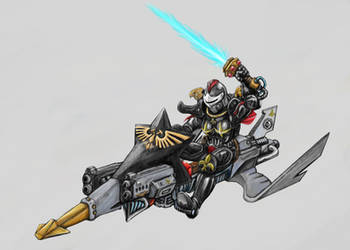 Sisters of Battle Jetbike by Dr-Destruction