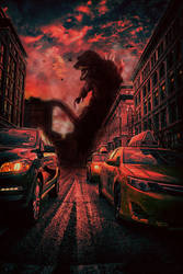 GODZILLA in NYC| Photomanipulation Project