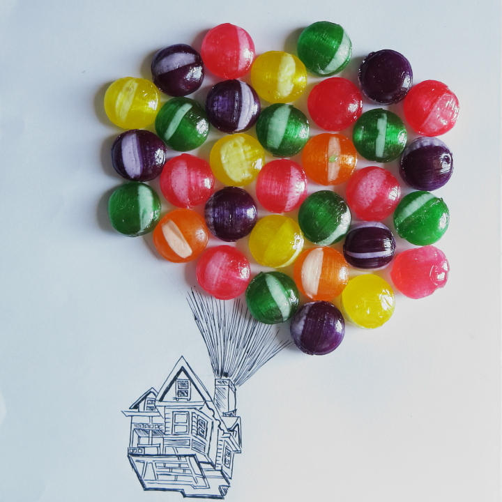Img 2334 Pixar Up House Balloons By Asifaliart On Deviantart