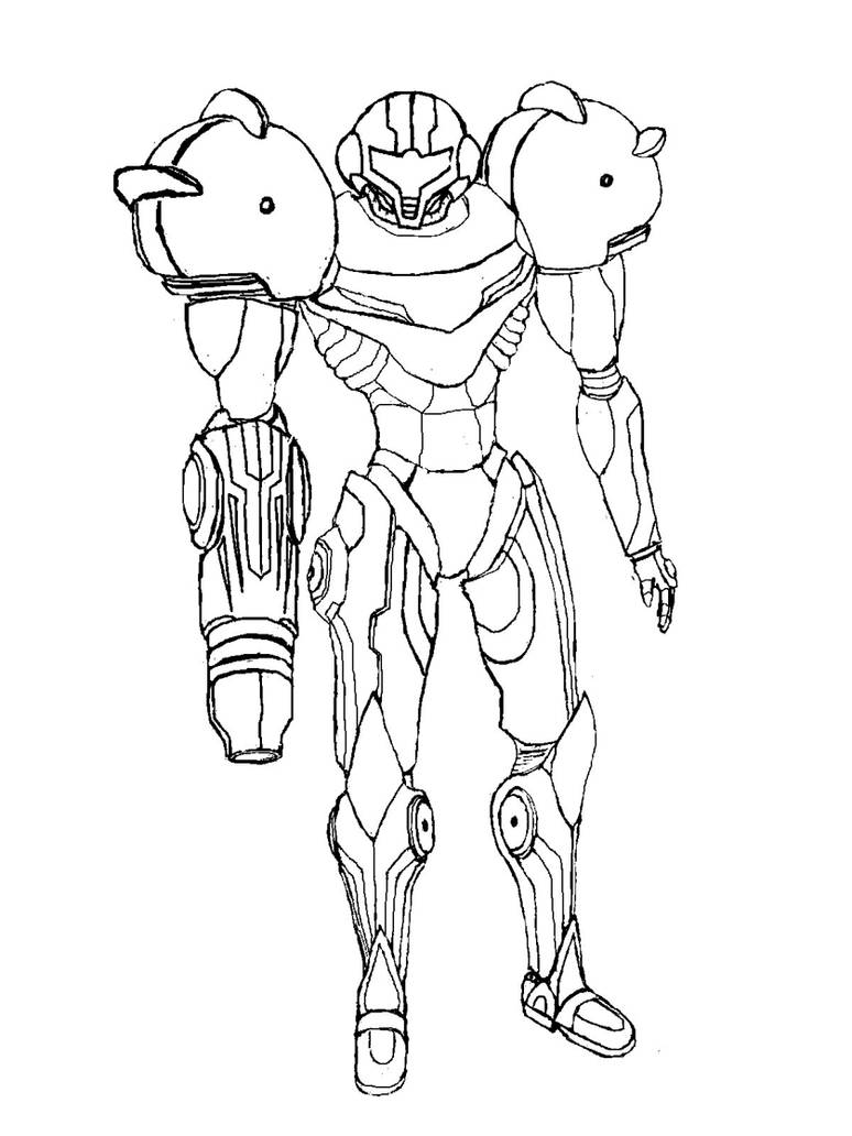 Samus Sketch by Mitkebes on DeviantArt