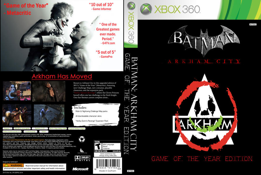 Batman Arkham City Goty Edition Replacement Cover By Paparoach23 On Deviantart Batman Arkham City Goty Edition Replacement Cover By Paparoach23 On Deviantart