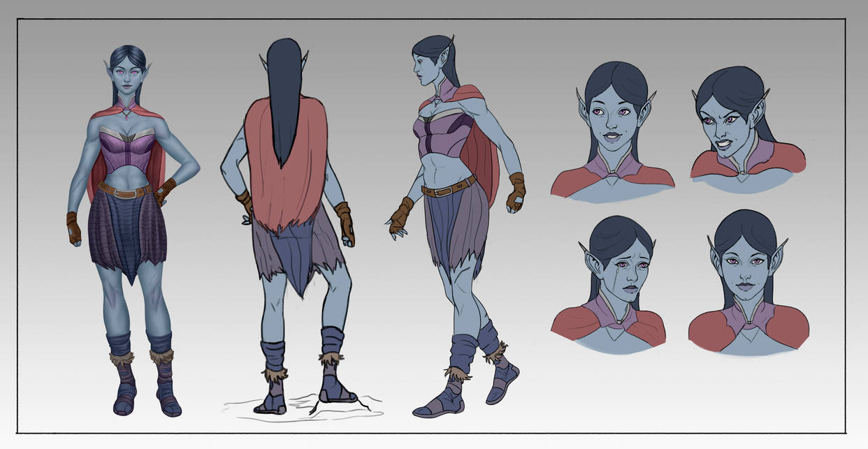Ravela Character Sheet by GuigaAfonsoArt on DeviantArt