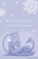 Holiday Magic - Fantasy Greeting Card