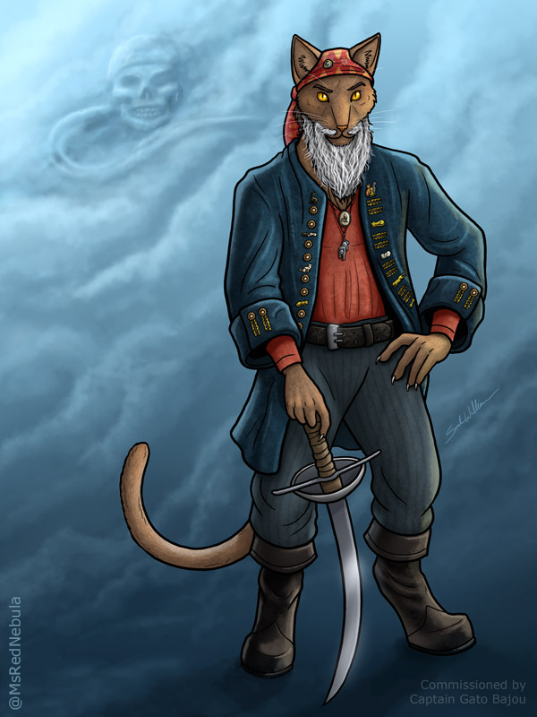 Commission - Captain Gato Bajou