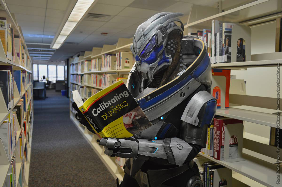 ME3 - Garrus Cosplay - Brushing up on skills