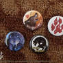 Werewolf Pinback Buttons