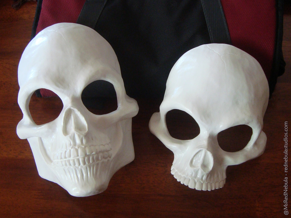 Human Skull Full and Half Mask Blanks