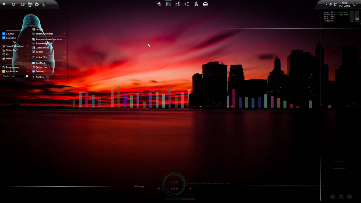 Classic shell 4.3 start menu and taskbar skin by Mykou on DeviantArt